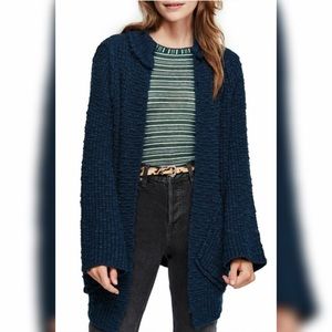 Free People Waterfront Sweater Jacket Cardigan